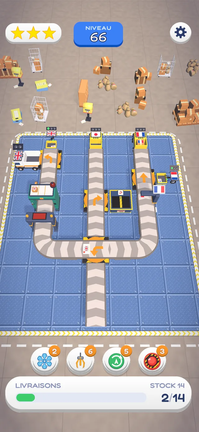 Niveau du tri postal