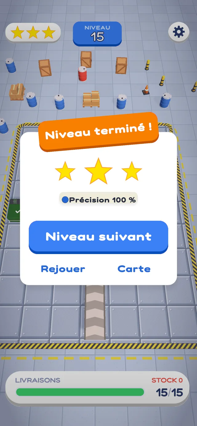 Niveau terminé
